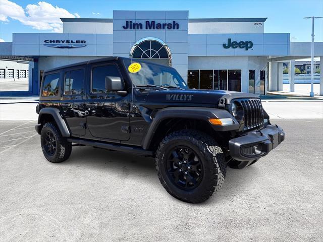 used 2021 Jeep Wrangler car, priced at $31,988