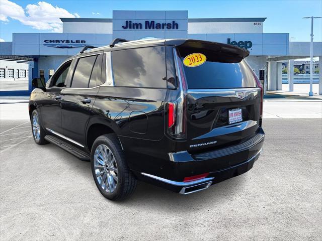 used 2023 Cadillac Escalade car, priced at $72,688