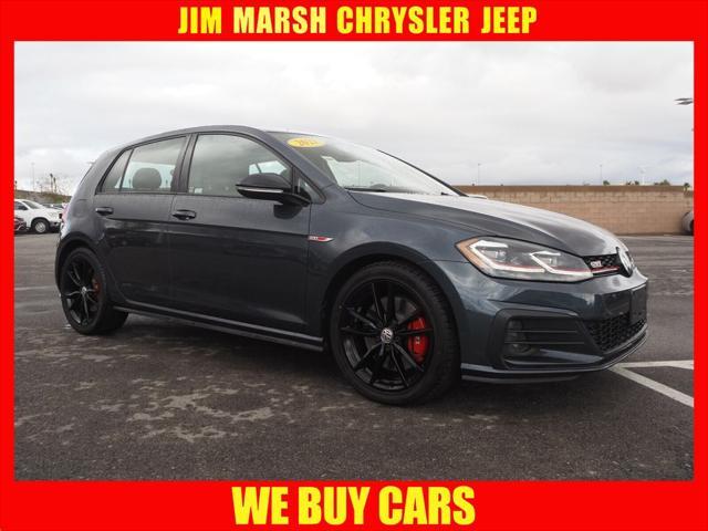 used 2021 Volkswagen Golf GTI car, priced at $23,895