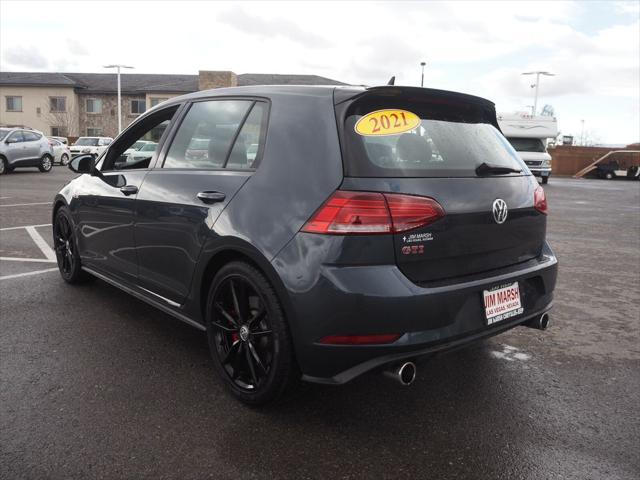used 2021 Volkswagen Golf GTI car, priced at $23,888