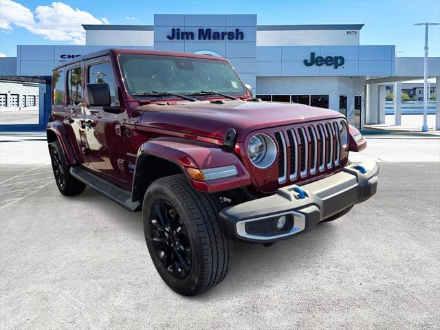 used 2022 Jeep Wrangler Unlimited 4xe car, priced at $33,988