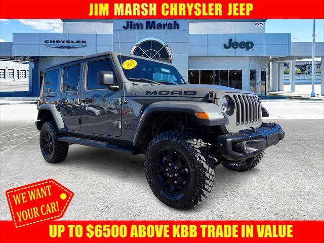 used 2019 Jeep Wrangler Unlimited car, priced at $34,988