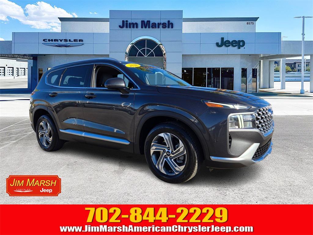 used 2021 Hyundai Santa Fe car, priced at $20,588