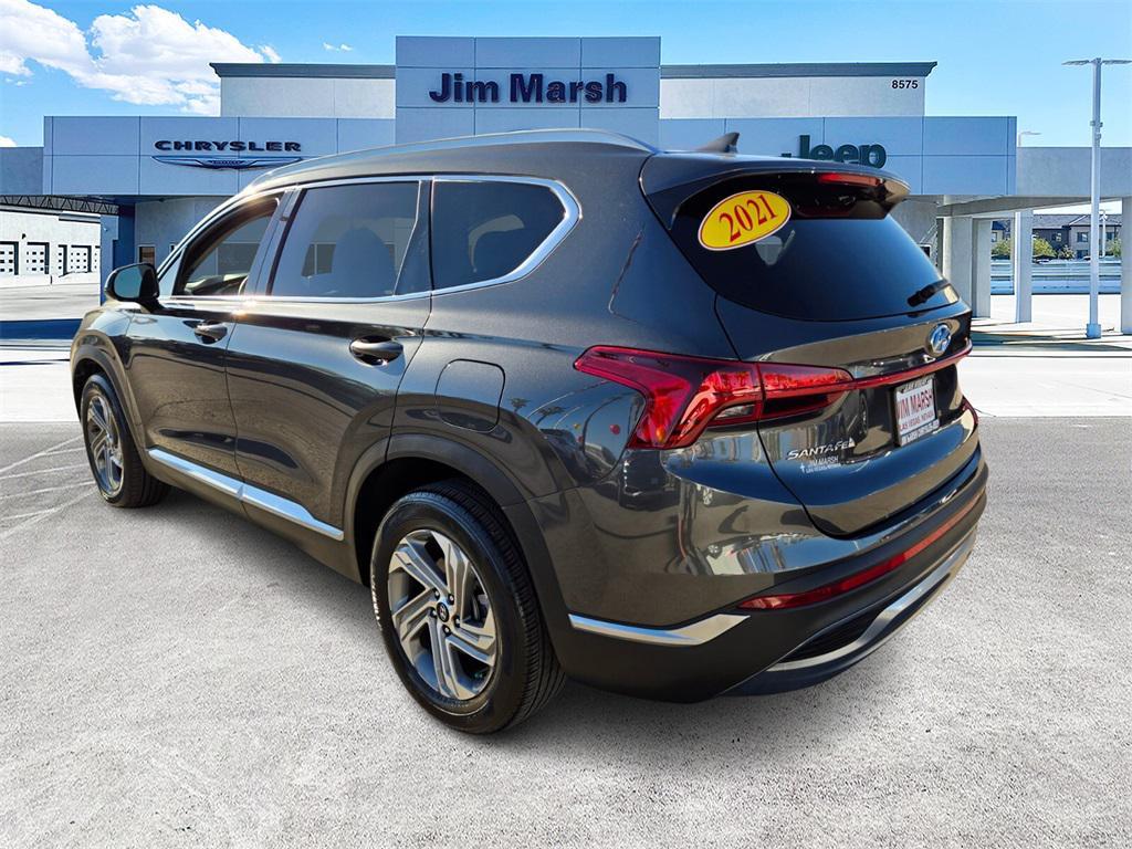 used 2021 Hyundai Santa Fe car, priced at $20,588