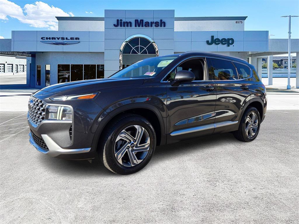 used 2021 Hyundai Santa Fe car, priced at $20,588