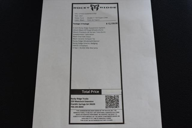 used 2022 Ford F-150 car, priced at $40,999