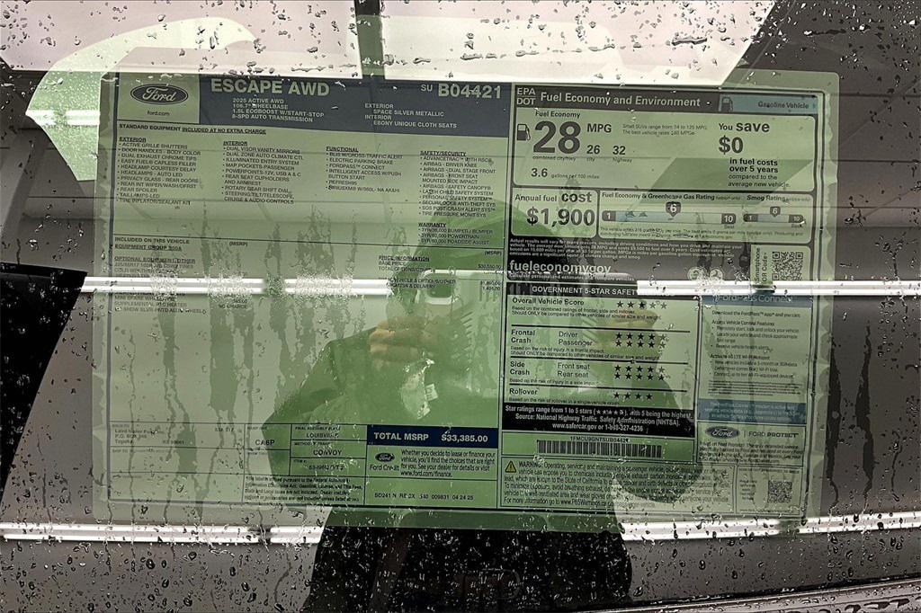 new 2025 Ford Escape car, priced at $28,817