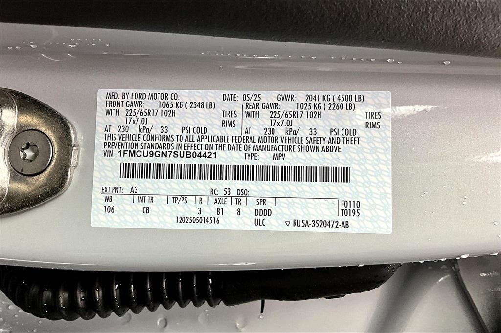 new 2025 Ford Escape car, priced at $28,817