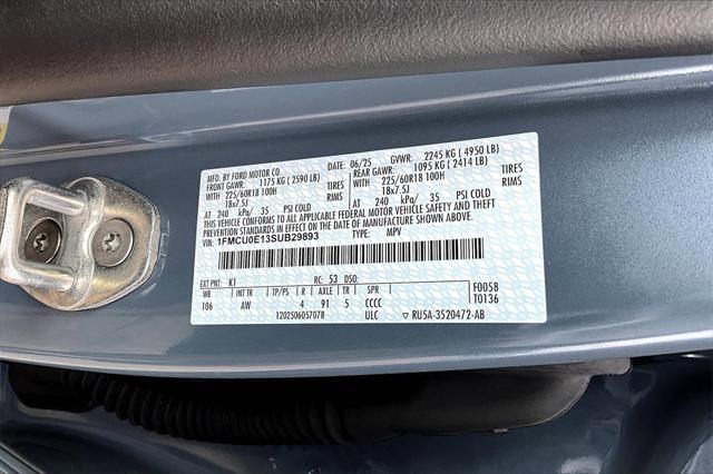 new 2025 Ford Escape PHEV car, priced at $37,413