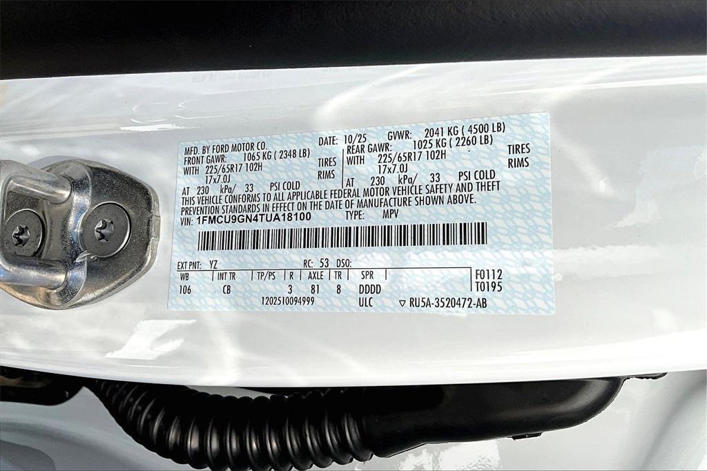 new 2026 Ford Escape car, priced at $32,764