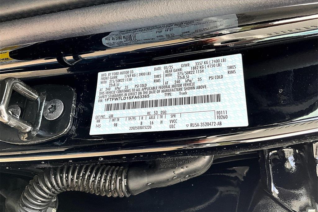 new 2025 Ford F-150 car, priced at $77,699