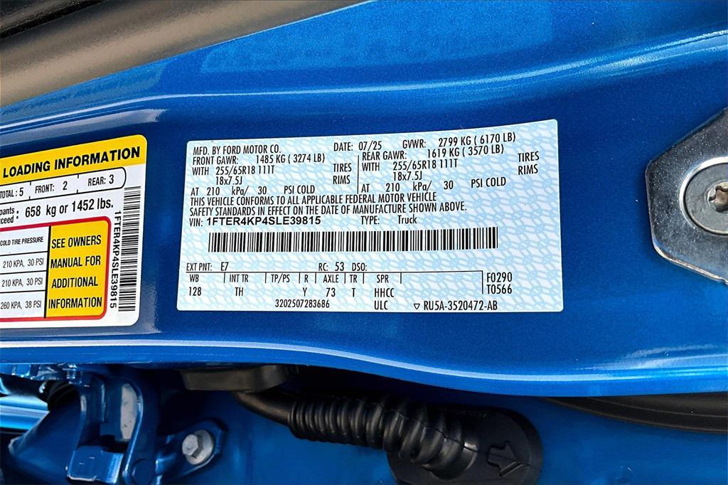 new 2025 Ford Ranger car, priced at $47,992