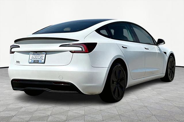 used 2025 Tesla Model 3 car, priced at $36,997