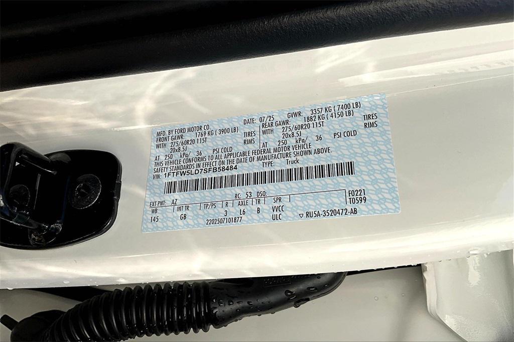 new 2025 Ford F-150 car, priced at $63,693