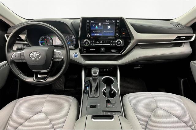 used 2021 Toyota Highlander Hybrid car, priced at $28,633