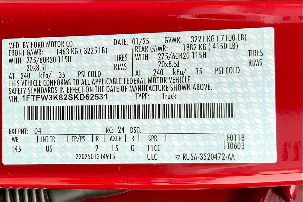 new 2025 Ford F-150 car, priced at $55,531