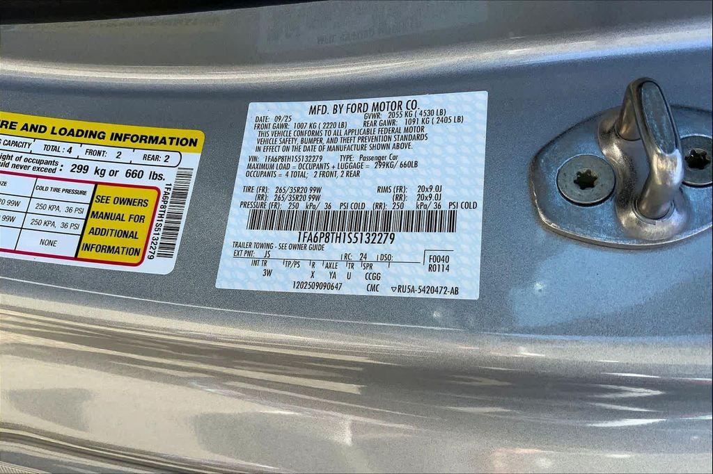 new 2025 Ford Mustang car, priced at $43,710