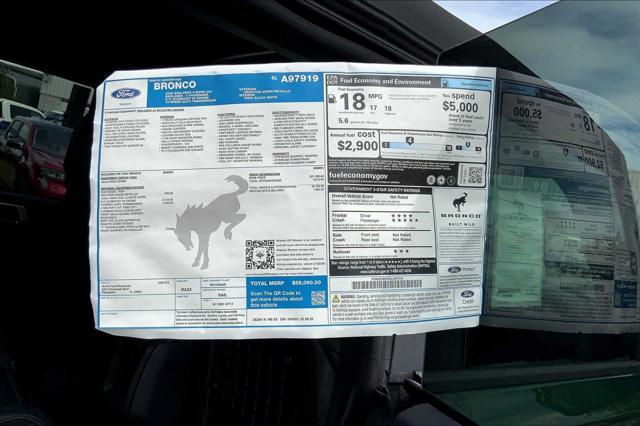 new 2025 Ford Bronco car, priced at $54,584