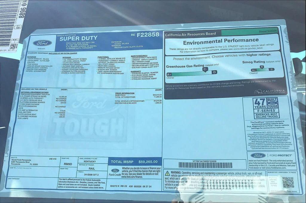 new 2024 Ford F-350 car, priced at $53,078