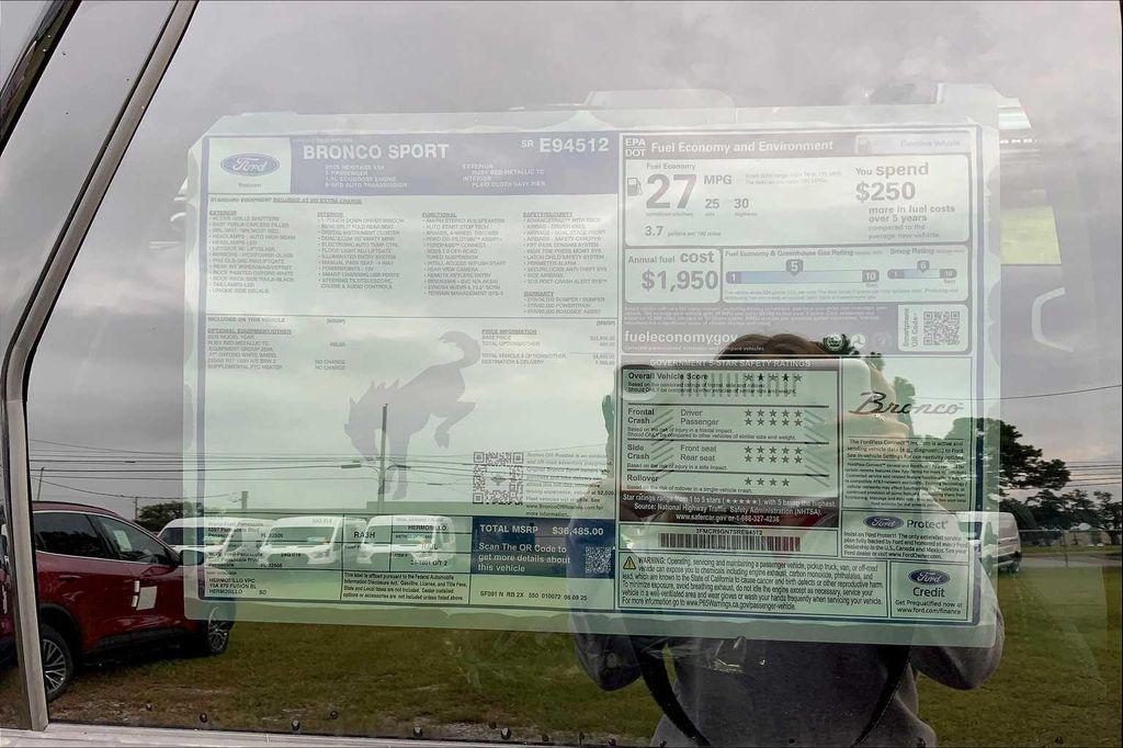 new 2025 Ford Bronco Sport car, priced at $33,670