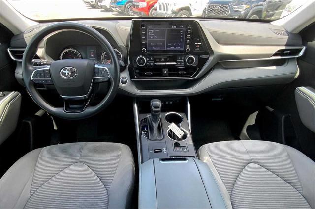 used 2021 Toyota Highlander car, priced at $27,891