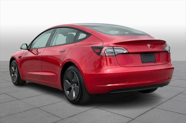 used 2023 Tesla Model 3 car, priced at $27,000