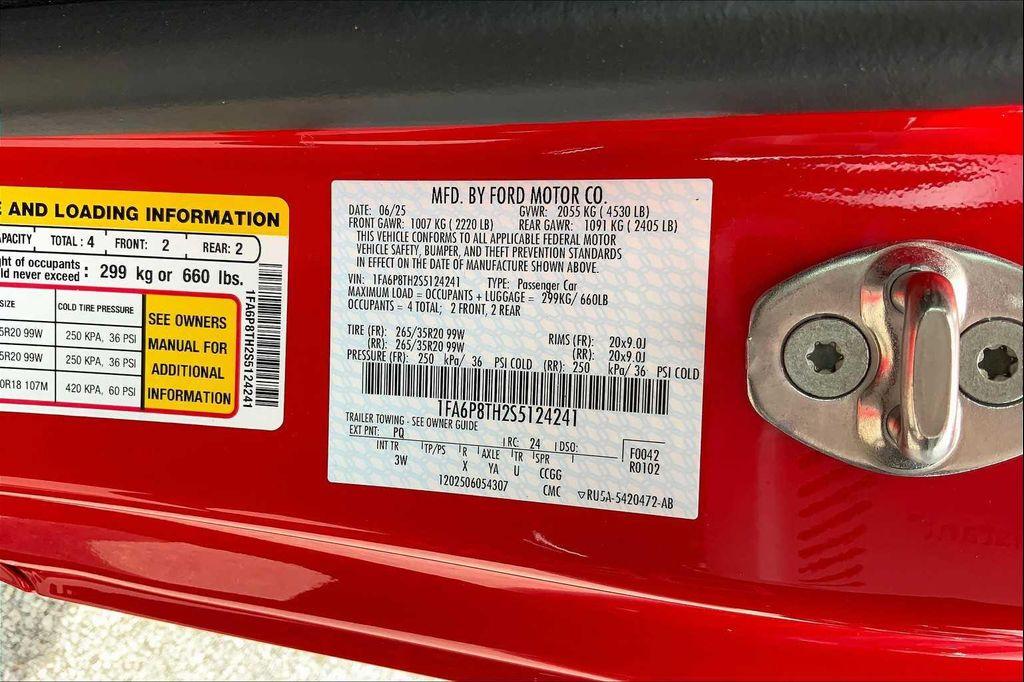 new 2025 Ford Mustang car, priced at $38,933