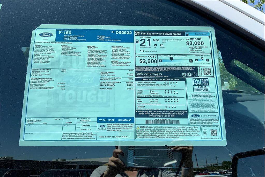 new 2025 Ford F-150 car, priced at $42,765