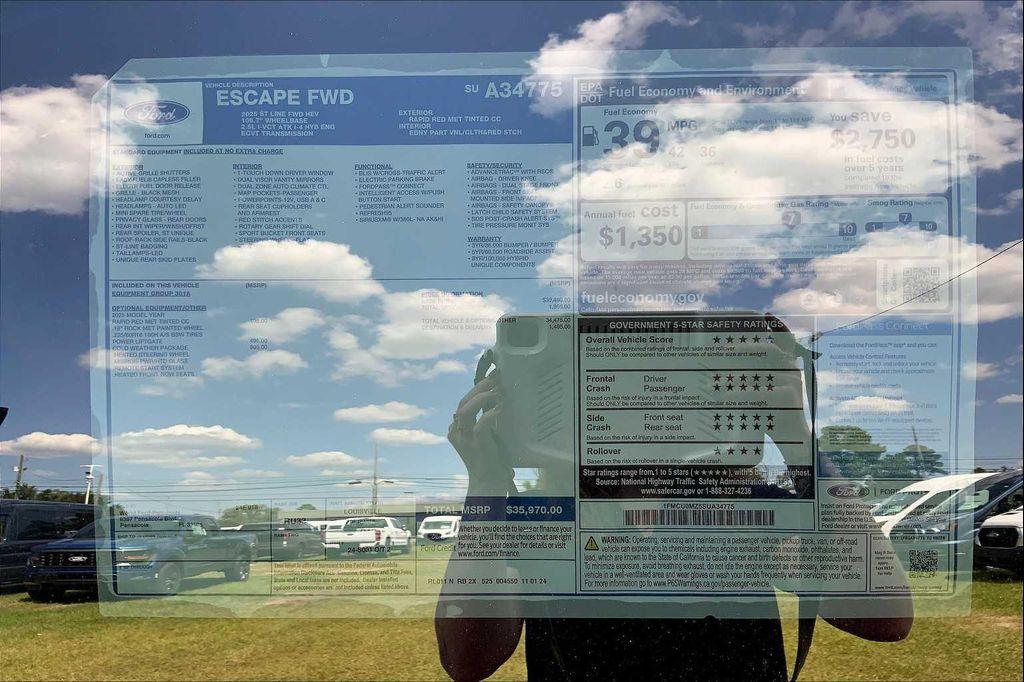 new 2025 Ford Escape car, priced at $32,106