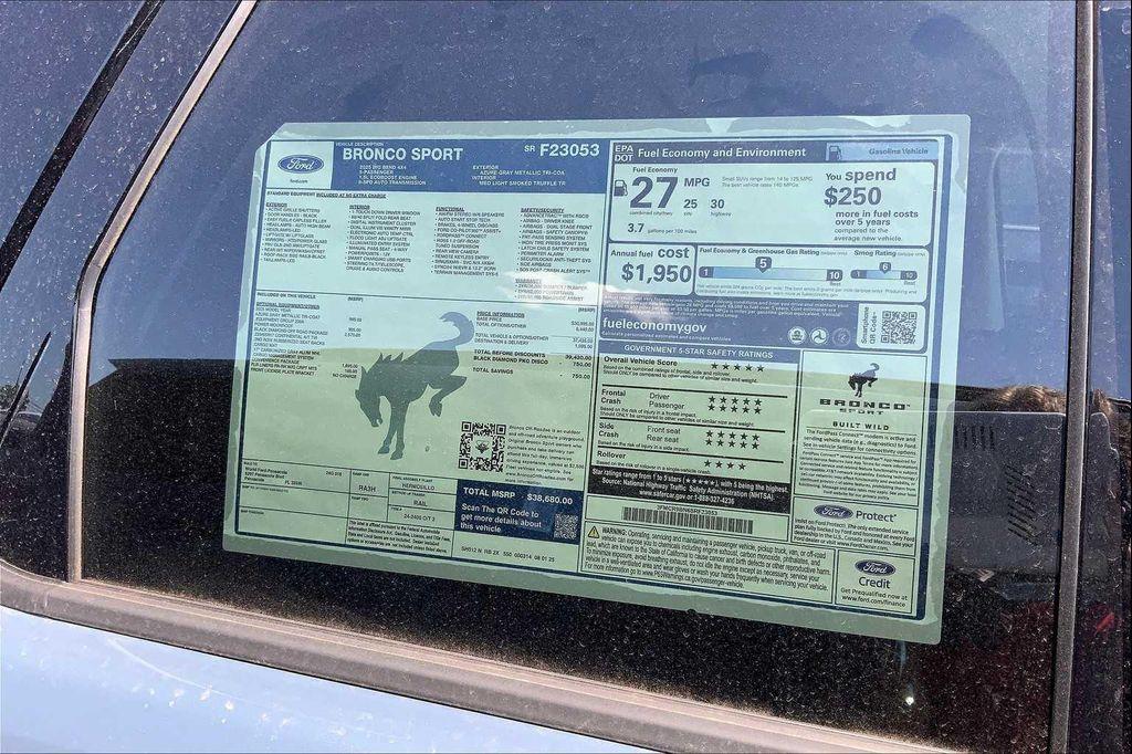 new 2025 Ford Bronco Sport car, priced at $35,627