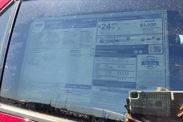 new 2025 Ford Explorer car, priced at $51,548