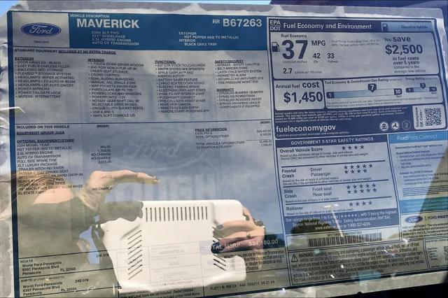 new 2024 Ford Maverick car, priced at $34,180