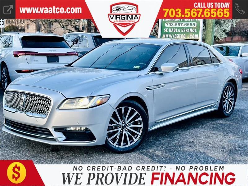 used 2017 Lincoln Continental car, priced at $16,995