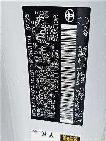 new 2026 Toyota Prius Plug-In Hybrid car, priced at $36,238