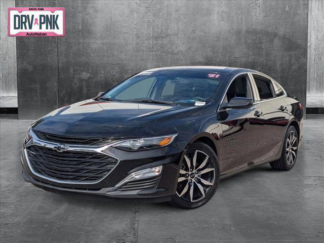 used 2021 Chevrolet Malibu car, priced at $16,998