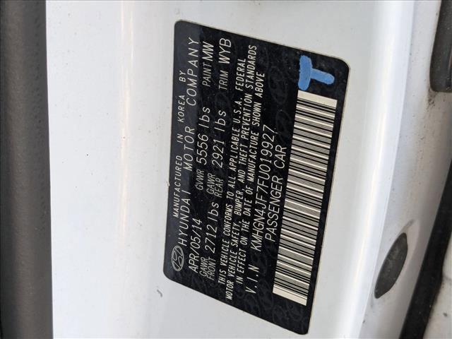 used 2015 Hyundai Genesis car, priced at $13,222