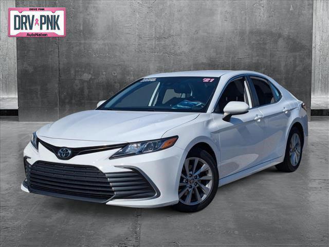 used 2021 Toyota Camry car, priced at $21,498