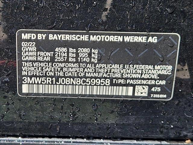 used 2022 BMW 330 car, priced at $25,995
