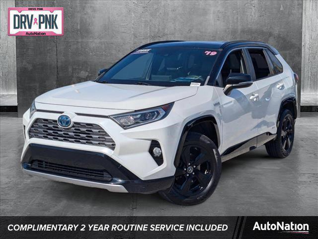 used 2019 Toyota RAV4 Hybrid car, priced at $23,998