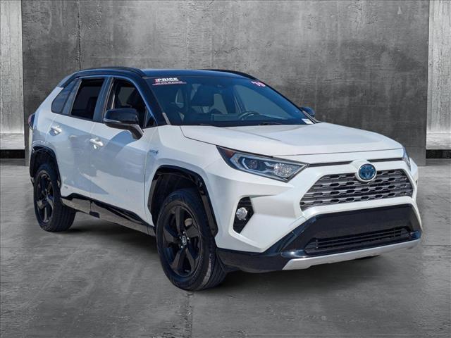 used 2019 Toyota RAV4 Hybrid car, priced at $23,998