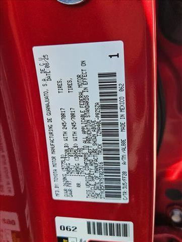 new 2025 Toyota Tacoma car, priced at $39,020