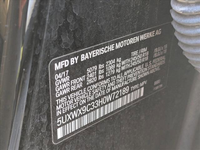 used 2017 BMW X3 car, priced at $12,988