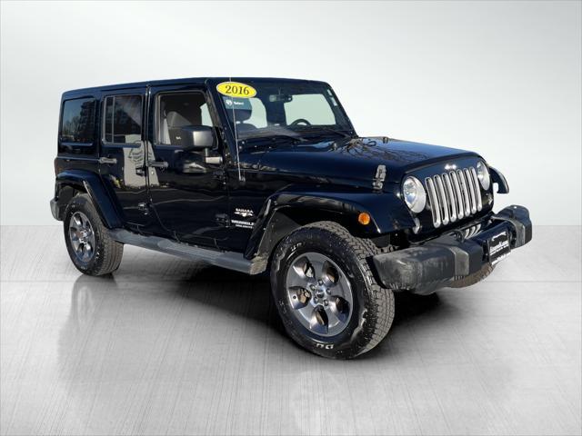 used 2016 Jeep Wrangler Unlimited car, priced at $24,788