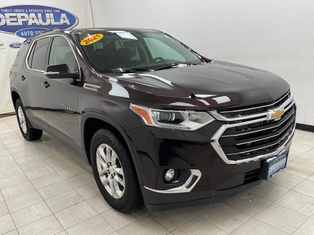 used 2021 Chevrolet Traverse car, priced at $26,320