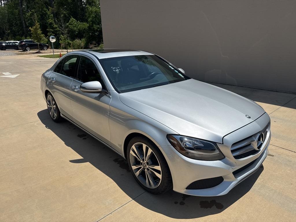 used 2018 Mercedes-Benz C-Class car, priced at $19,990