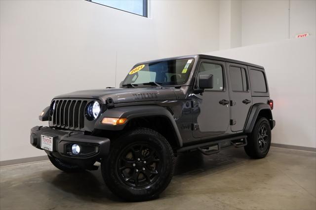 used 2021 Jeep Wrangler car, priced at $29,900