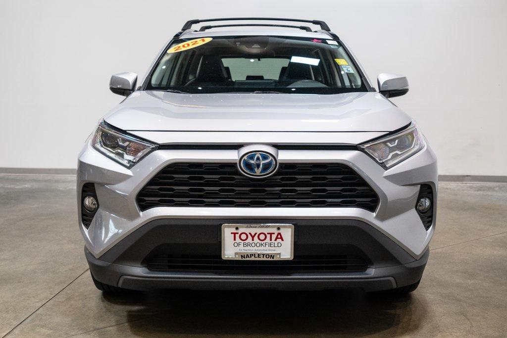 used 2021 Toyota RAV4 Hybrid car, priced at $20,491