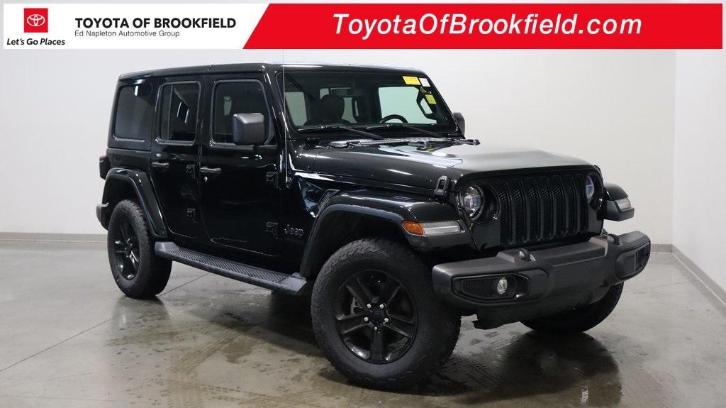 used 2022 Jeep Wrangler Unlimited car, priced at $39,387