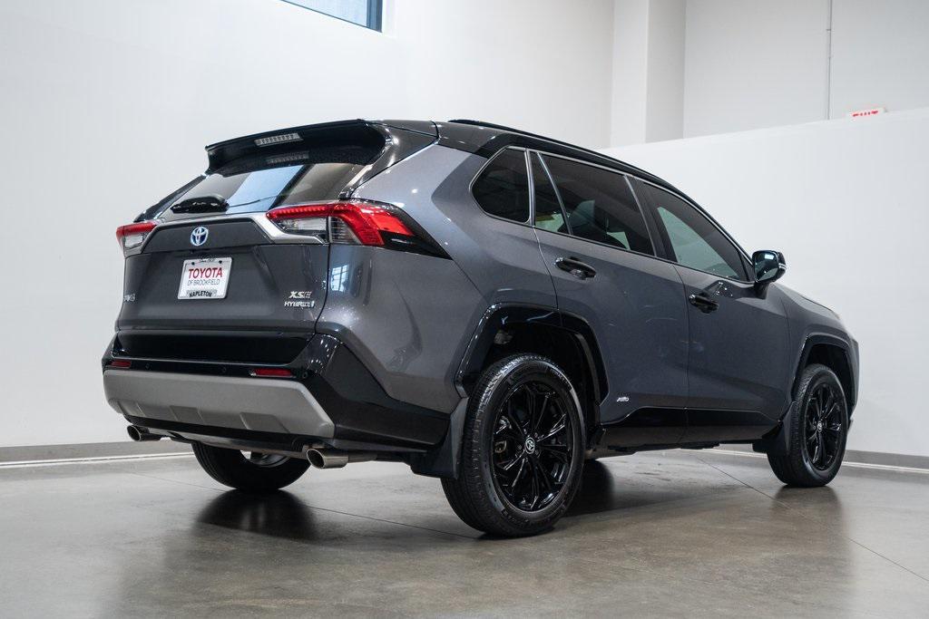 used 2022 Toyota RAV4 Hybrid car, priced at $38,500