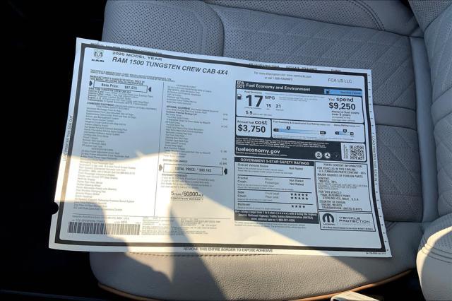 new 2025 Ram 1500 car, priced at $86,145
